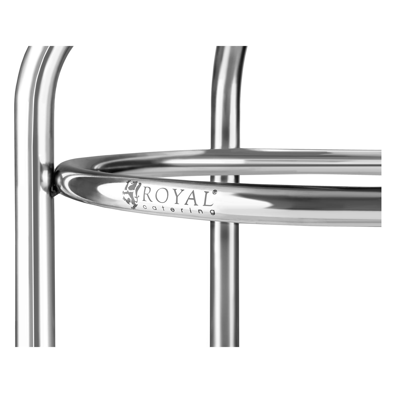 Royal Catering Round stainless steel stool for the kitchen – image 4