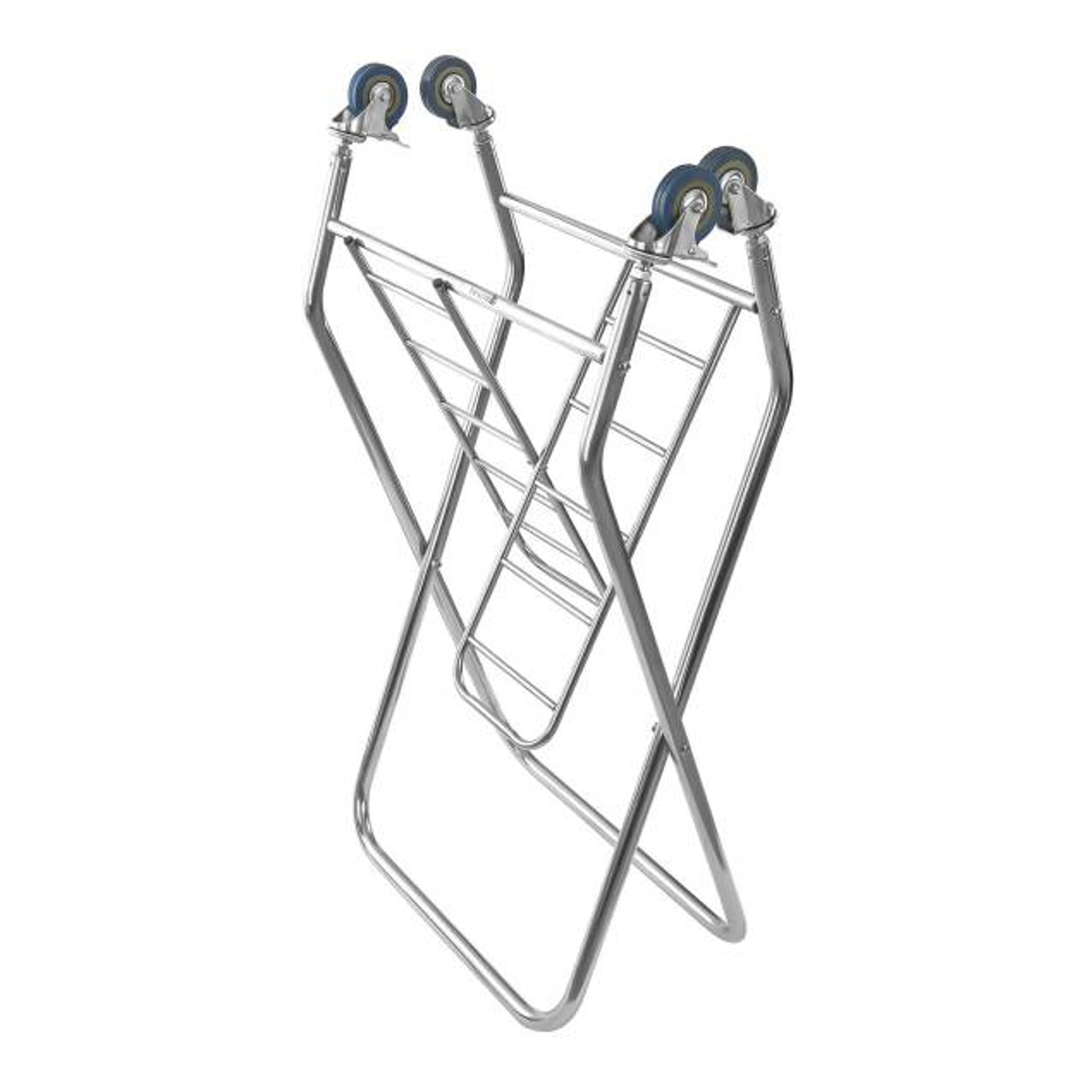 Royal Catering Folding stainless steel dirty laundry trolley, 200L – image 3