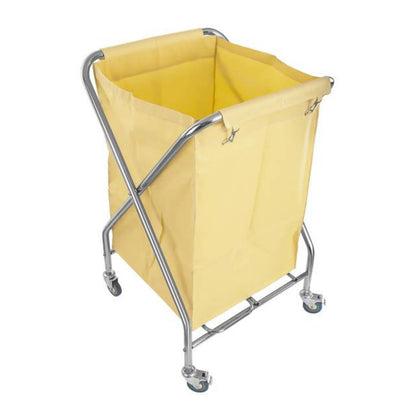 Royal Catering Folding stainless steel dirty laundry trolley, 200L – image 2