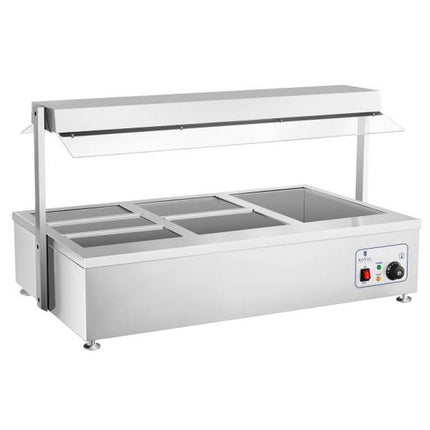 Dry bemar freestanding heater 6 x GN 150mm 55L Royal Catering