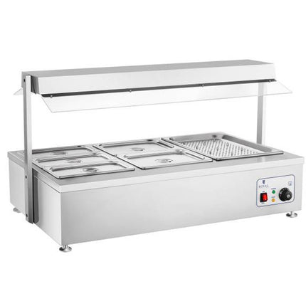 Dry bemar freestanding heater 6 x GN 150mm 55L Royal Catering