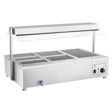 Bemar water stand heater with tap 6 x GN 150mm 55L Royal Catering