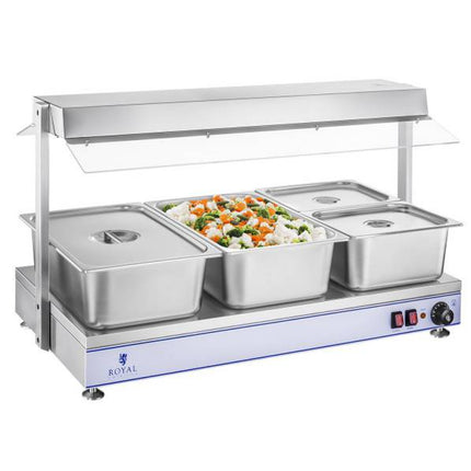 Electric plate of heating tray compact 3 halogen lamps 1550W 230V