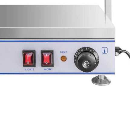 Electric plate heating tray compact 4 halogen lamps 2000W 230V