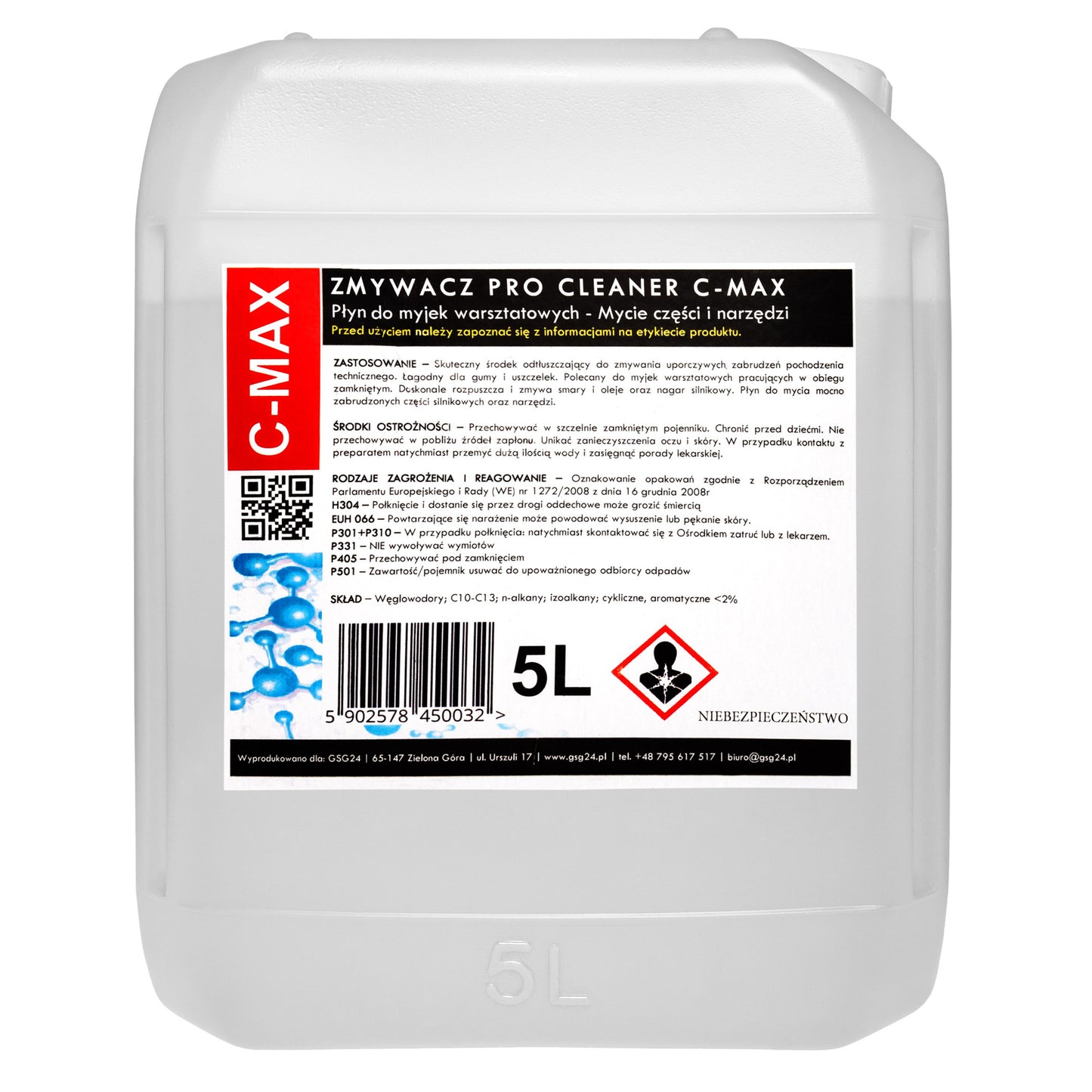GSG24 ShellSol D60 liquid cleaner for workshop washer for C-MAX PRO parts and tools, 60L barrel – image 2