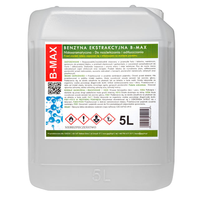 GSG24 Gasoline extract odourless B-MAX 5L