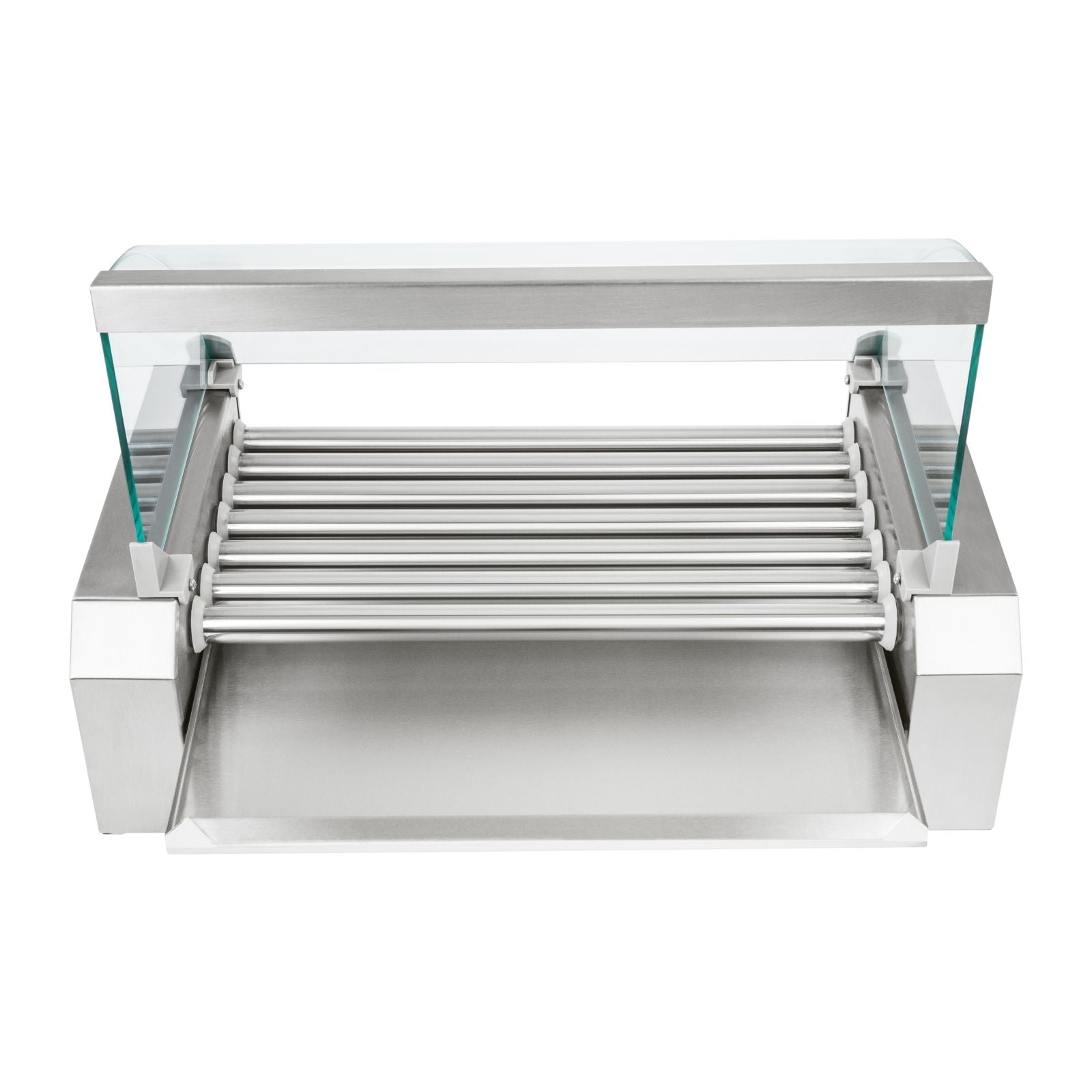 Royal Catering Roller grill with cover, roller grill, sausage warmer, 7 rolls – image 2