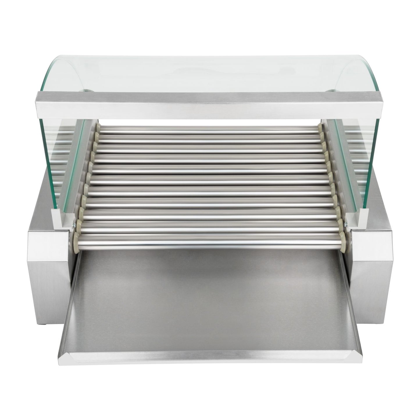 Royal Catering Roller grill with cover, roller grill, sausage warmer, 11 rolls – image 4