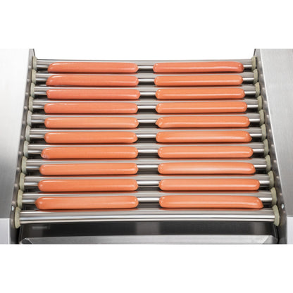 Royal Catering Roller grill with cover, roller grill, sausage warmer, 11 rolls – image 6