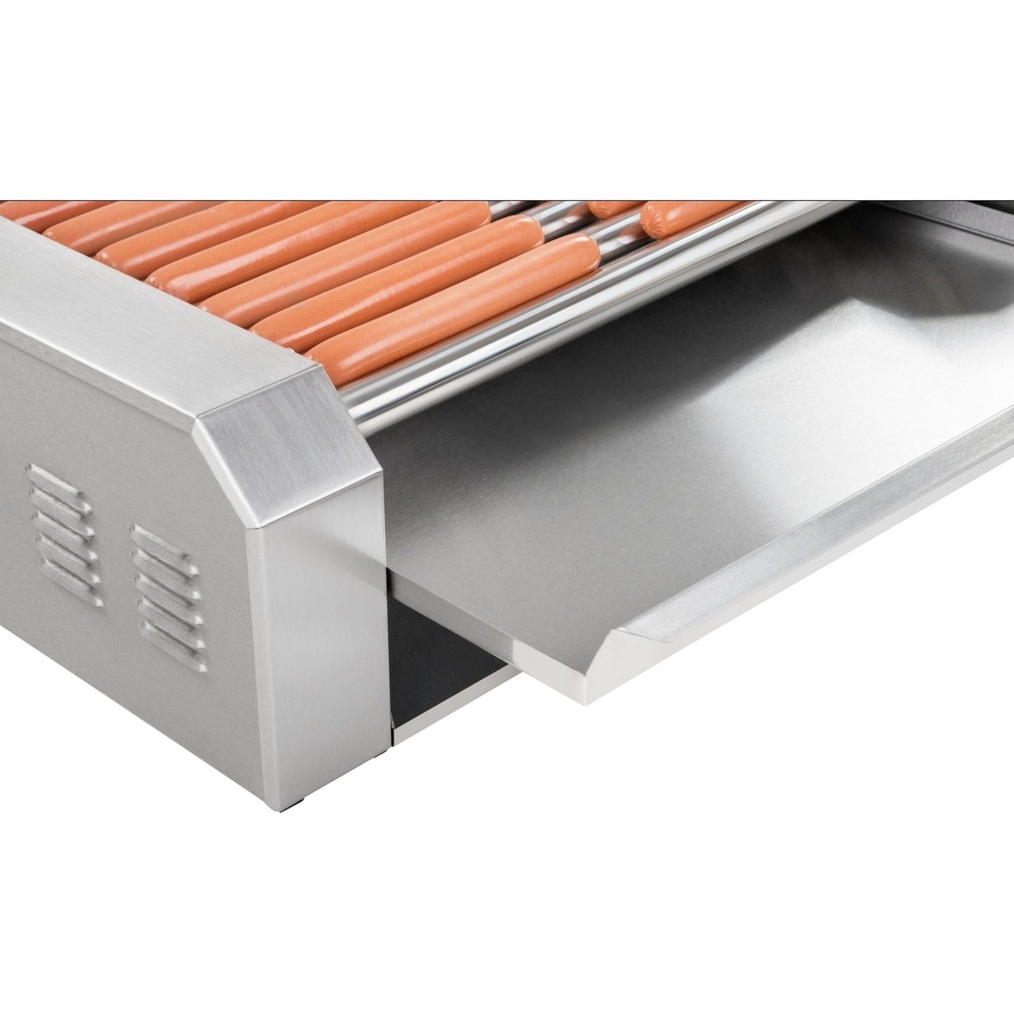 Royal Catering Roller grill with cover, roller grill, sausage warmer, 11 rolls – image 8