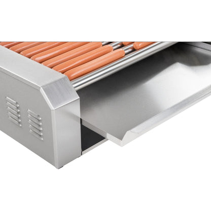 Royal Catering Roller grill with cover, roller grill, sausage warmer, 11 rolls – image 8