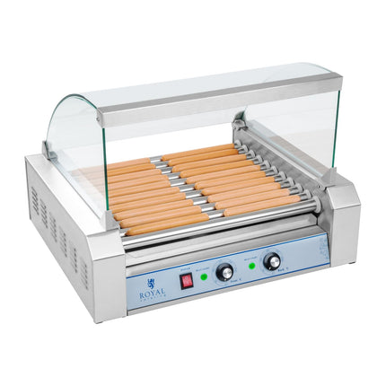 Roller barbecue with roller lid grill heater for pigs 11 rolls