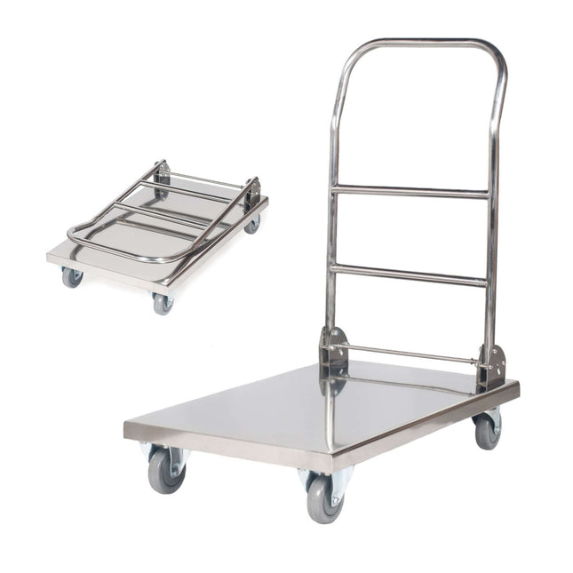 Royal Catering Steel folding platform trolley HoReCa platform 70x52cm