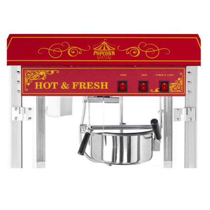 Royal Catering Professional, efficient mobile popcorn machine on a trolley 230V 1.5kW red – image 7