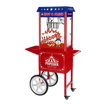 Mobile Popcorn Machine with Wheelchair TEFLON 1600W