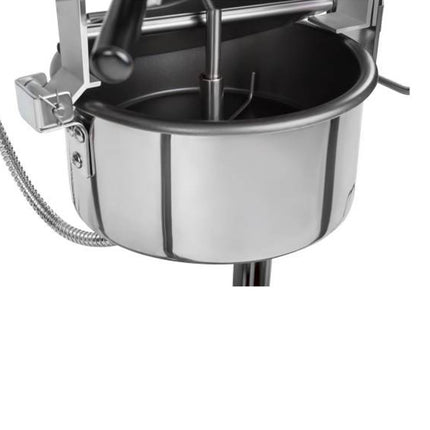 Professional high-performance popcorn machine 230V 1.6kW black