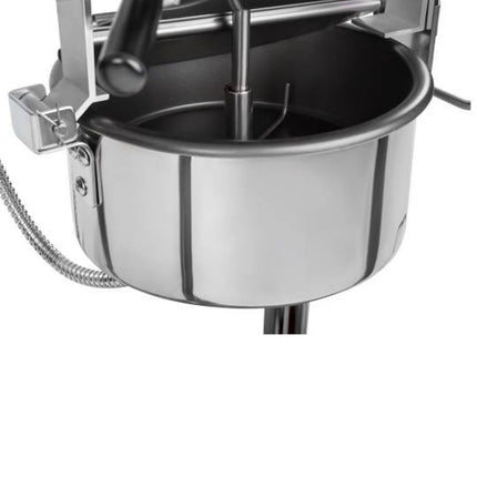 Professional powerful popcorn machine set 230V 1.6kW red