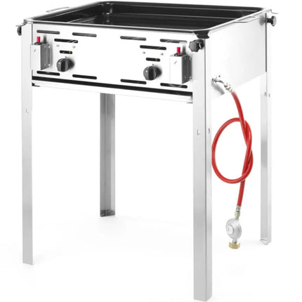 Gas grill with pan Master Maxi 590x480mm 11.6kW - Hendi 154717