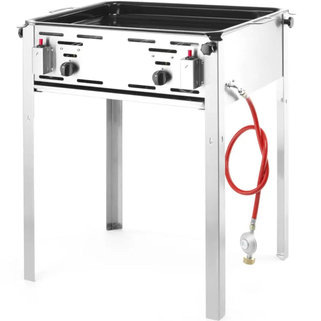 Hendi Gas grill with pan Master Maxi 590x480mm 11.6kW
