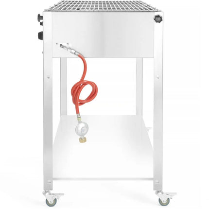 Gas grill "Master Quattro" 4 burners 22kW mobile - Hendi 154908