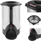 Percolor maker for coffee and tea steel double walls 230V 16L