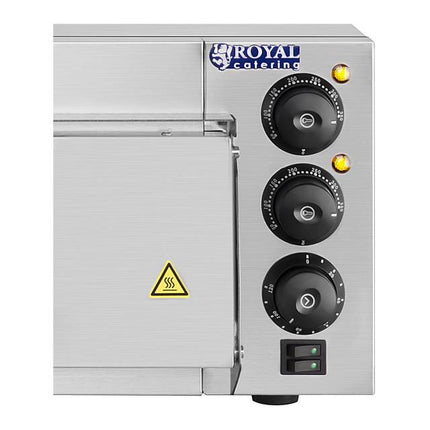 Picas krāsns 1x40cm vienkamera 2000W 230V taimeris 120min Royal Catering 