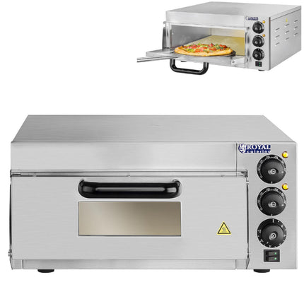 Picas krāsns 1x40cm vienkamera 2000W 230V taimeris 120min Royal Catering 