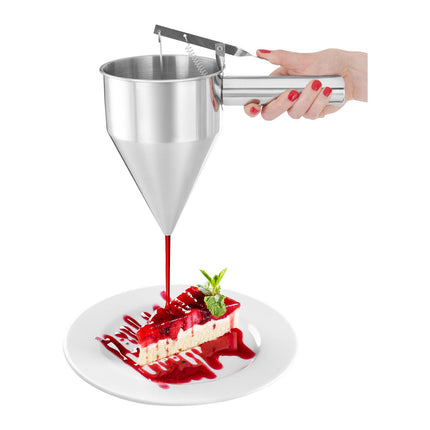 Professional feeder funnel for Royal Catering sauce
