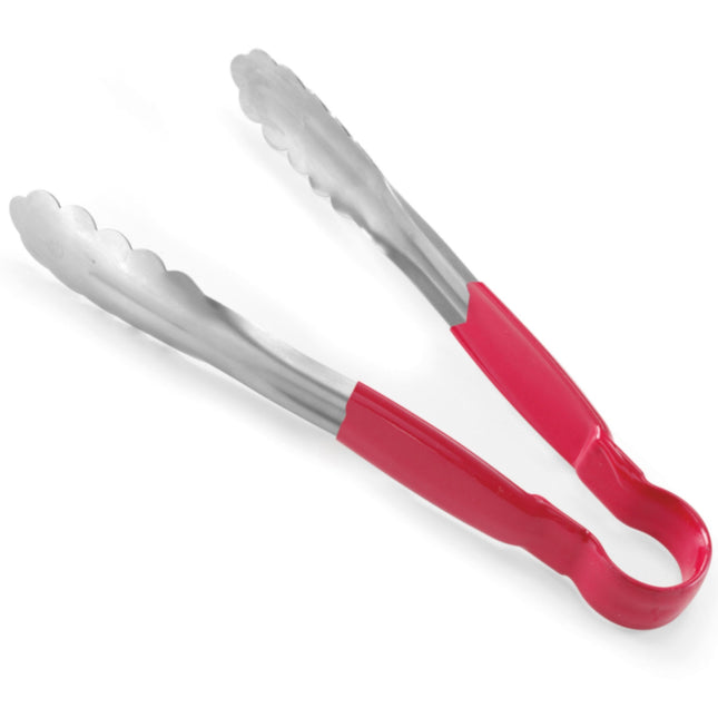 Hendi Pliers for serving HACCP dishes length 300 mm red