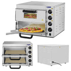 Royal Catering Professional double pizza oven 2 x 40cm 3000W 230V Royal Catering