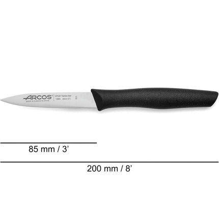 Arcos NOVA pointed knife for peeling vegetables and fruit, length 85/200 mm – image 2