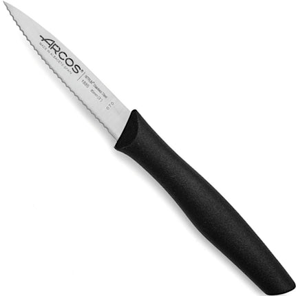 Arcos NOVA pointed, serrated knife for peeling vegetables, fruit, length 85/200 mm
