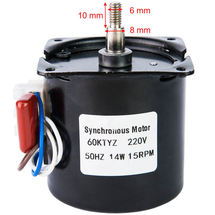Royal Catering Stepper motor for Royal Catering popcorn machine 230V 14W 15RPM 60KTYZ – image 4