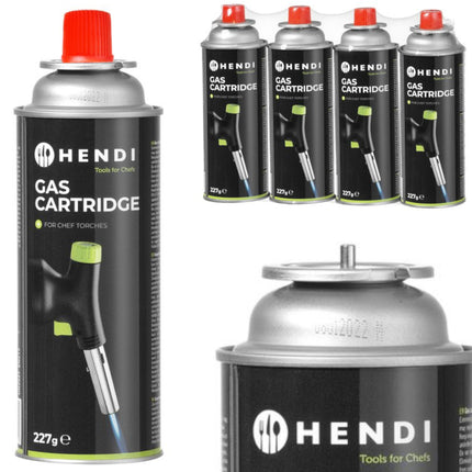 Gas cartridge gas gas stove and burner Hendi 199039 - Set 4pcs