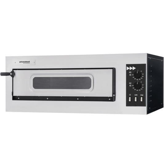 Prismafood 1-chamber pizza oven for 1 pizza, diameter 45 cm BASIC 1/50 VETRO 4000 W