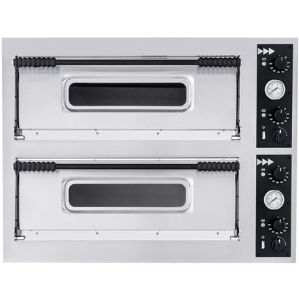 Prismafood 2-chamber pizza oven for 8 pizzas. 32 cm BASIC 44 9400 W