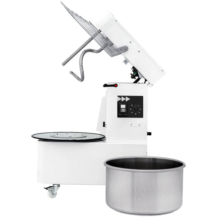 Prismafood Spiral mixer with lifting head and removable bowl, 32 l, 88 kg/h, 400 V, 1100 W
