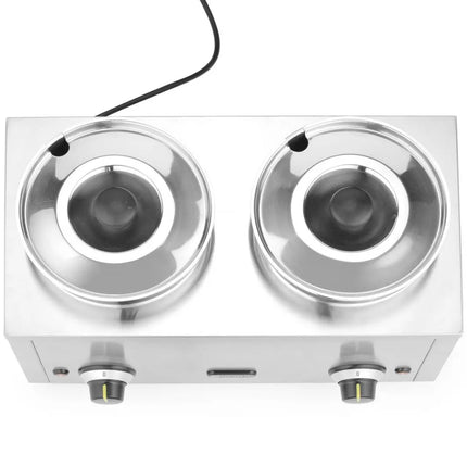 Electric Heater for Soup and Soup Thermosystem 2 x 4L - Hendi 201206