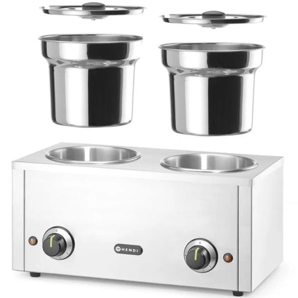 Electric Heater for Soup and Soup Thermosystem 2 x 4L - Hendi 201206