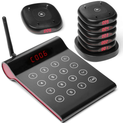 Hendi Restaurant wireless paging system with 10 pagers