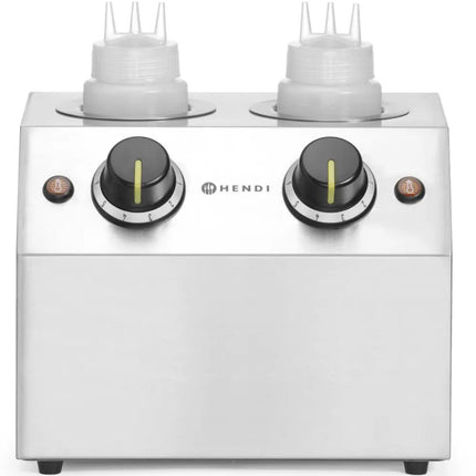 Hendi Electric bottle sauce warmer, double, 2 zones, 2x 650 ml, 200 W – image 2