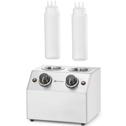 Hendi Electric bottle sauce warmer, double, 2 zones, 2x 650 ml, 200 W – image 3