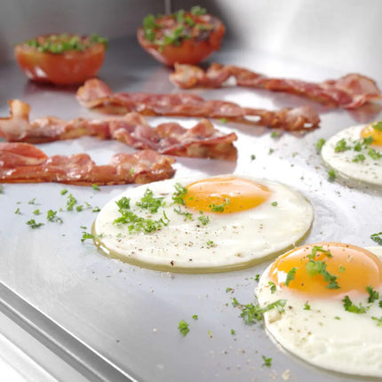 Grilled plate Profi Line smooth for continuous operation 2400W - Hendi 203149