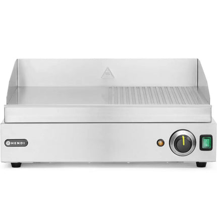 Grilled grill board Profi Line smooth-ribbled for continuous operation 2400W - Hendi 203156