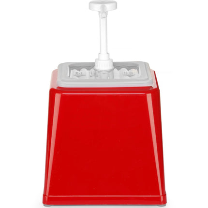 Hendi Dispenser for ketchup sauces with 2.5 l pump red – image 2