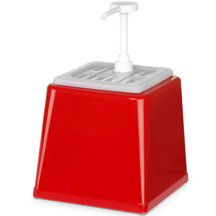 Hendi Dispenser for ketchup sauces with 2.5 l pump red – image 3