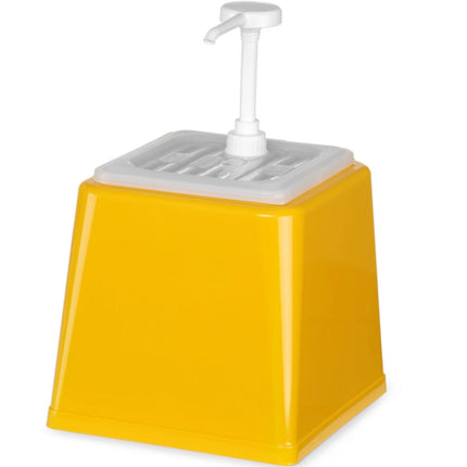 Hendi Dispenser for mustard sauces with a 2.5 l pump yellow – image 4