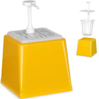 Hendi Dispenser for mustard sauces with a 2.5 l pump yellow