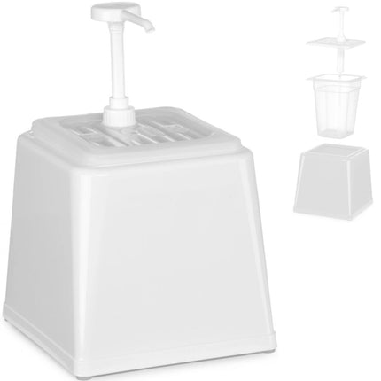 Hendi Dispenser for mayonnaise sauces with 2.5 l pump white