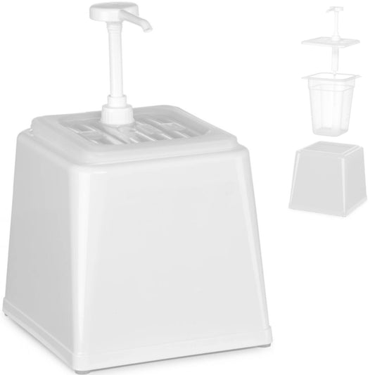 Hendi Dispenser for mayonnaise sauces with 2.5 l pump white